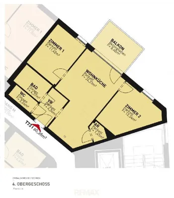 3-Zimmer-Wohnung kaufen in Wien – 60,38 m², € 489.500 – Bild 4 von 4