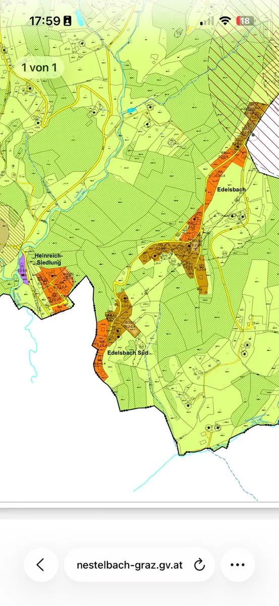 GU-Baugrundstück in Ruhelage sucht Bewohner, die Natur schätzen (naturnahe, ruhig, Sackgasse) am Waldrand - Ansicht 2