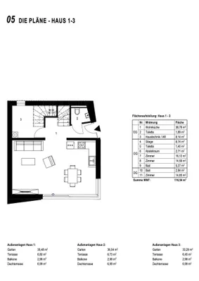 4-Zimmer-Haus kaufen in Korneuburg – 116,54 m², € 599.000 – Bild 19 von 22