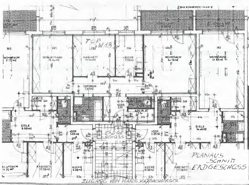 3 Zimmer-Wohnung Hans Kappacherstraße 20, Top W13 – pohled 2