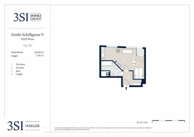 1-Zimmer-Wohnung kaufen in Wien – 29,04 m², € 265.000 – Bild 14 von 14