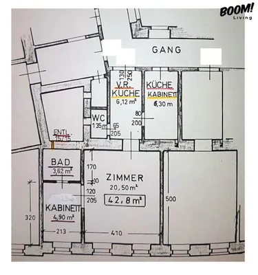 Wohnung kaufen in Wien – 42,8 m², € 171.200 – Bild 4 von 4