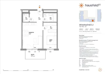 2-Zimmer-Wohnung mieten in Wien – 47,27 m², € 980 – Bild 1 von 32
