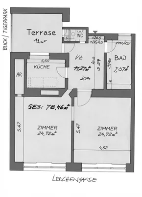 2-Zimmer-Wohnung mieten in Wien – 78,46 m², € 2.695 – Bild 19 von 19
