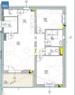 3-Zimmer-Wohnung mieten in Ried im Innkreis – 86 m², € 799 – Bild 2 von 2