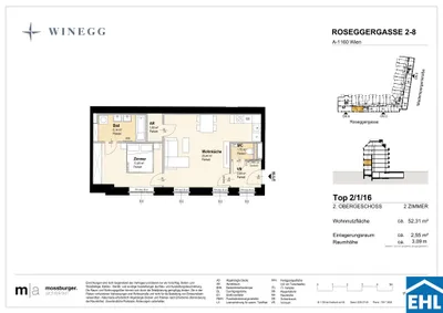2-Zimmer-Wohnung kaufen in Wien – 52,6 m², € 338.100 – Bild 13 von 13