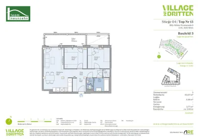 3-Zimmer-Wohnung mieten in Wien – 60,07 m², € 1.529 – Bild 26 von 26