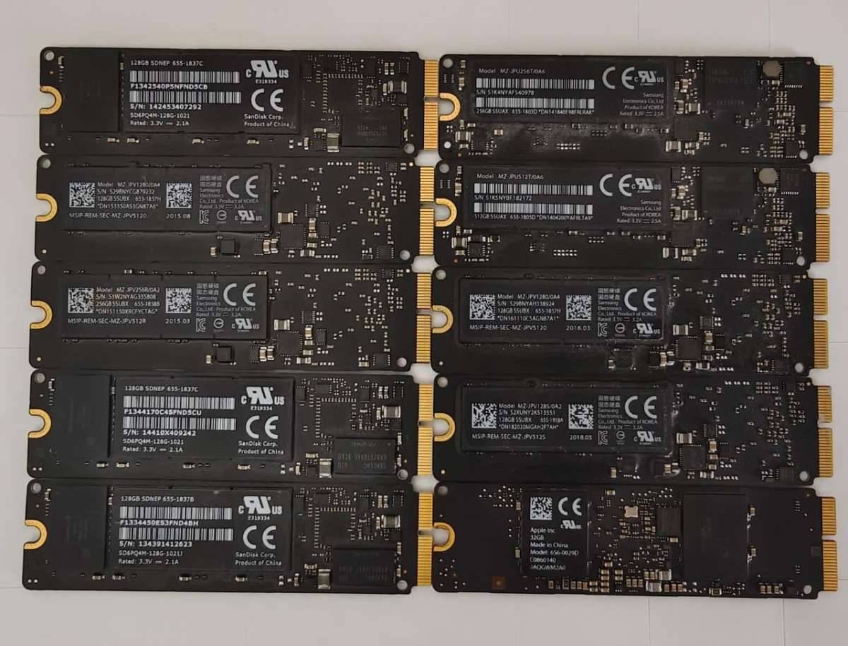 Apple128GBSSDDriveMZ-JPV128S/0A2655-1958AoderSSDSD6PQ4M-128G-1021oderSSDSolidStateDrive656-0029