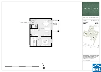 2-Zimmer-Wohnung kaufen in Wien – 47,16 m², € 419.000 – Bild 15 von 15