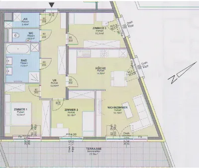4-Zimmer-Wohnung mieten in Wiener Neustadt – 84,99 m², € 1.199 – Bild 3 von 19