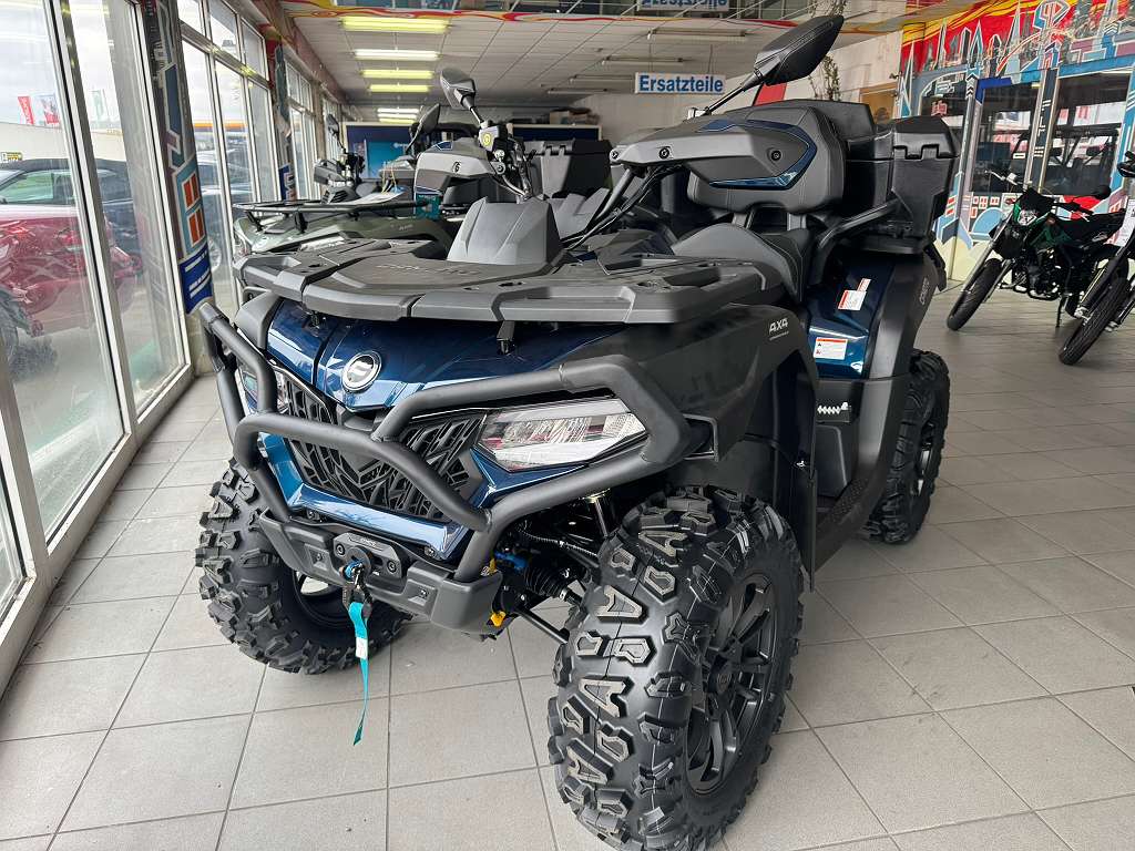 CF-Moto CForce 625 Touring mit ABS! dadurch serienmäßig 95km/h! SONDERMODELL MIT RAMMSCHUTZ VORNE + HINTEN UND GEPÄCKBOX HINTEN! (T3b) NEUES MODELL 2024!!! twilight blue - AUF L...