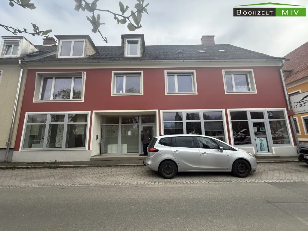 Vielseitig nutzbares Geschäftslokal im Ortszentrum von Weißkirchen - ca. 110 m² plus großem Keller - Skats 2