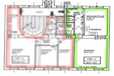2-Zimmer-Wohnung kaufen in Wien – 49 m², € 135.000 – Bild 1 von 4