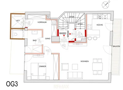2-Zimmer-Wohnung kaufen in Gmunden – 62,85 m², € 550.000 – Bild 10 von 11