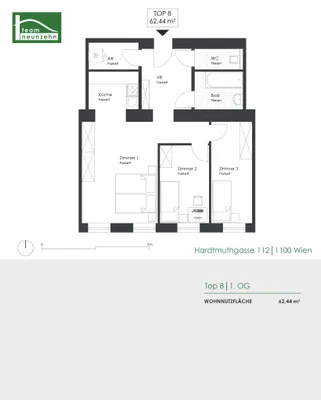 3-Zimmer-Wohnung kaufen in Wien – 62,44 m², € 275.000 – Bild 11 von 11