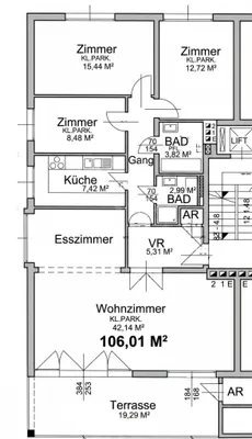 4-Zimmer-Wohnung mieten in Wien – 106 m², € 2.540 – Bild 14 von 14