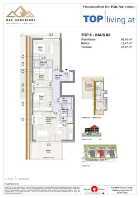 4-Zimmer-Wohnung kaufen in Feldkirchen – 88,46 m², € 785.000 – Bild 9 von 9