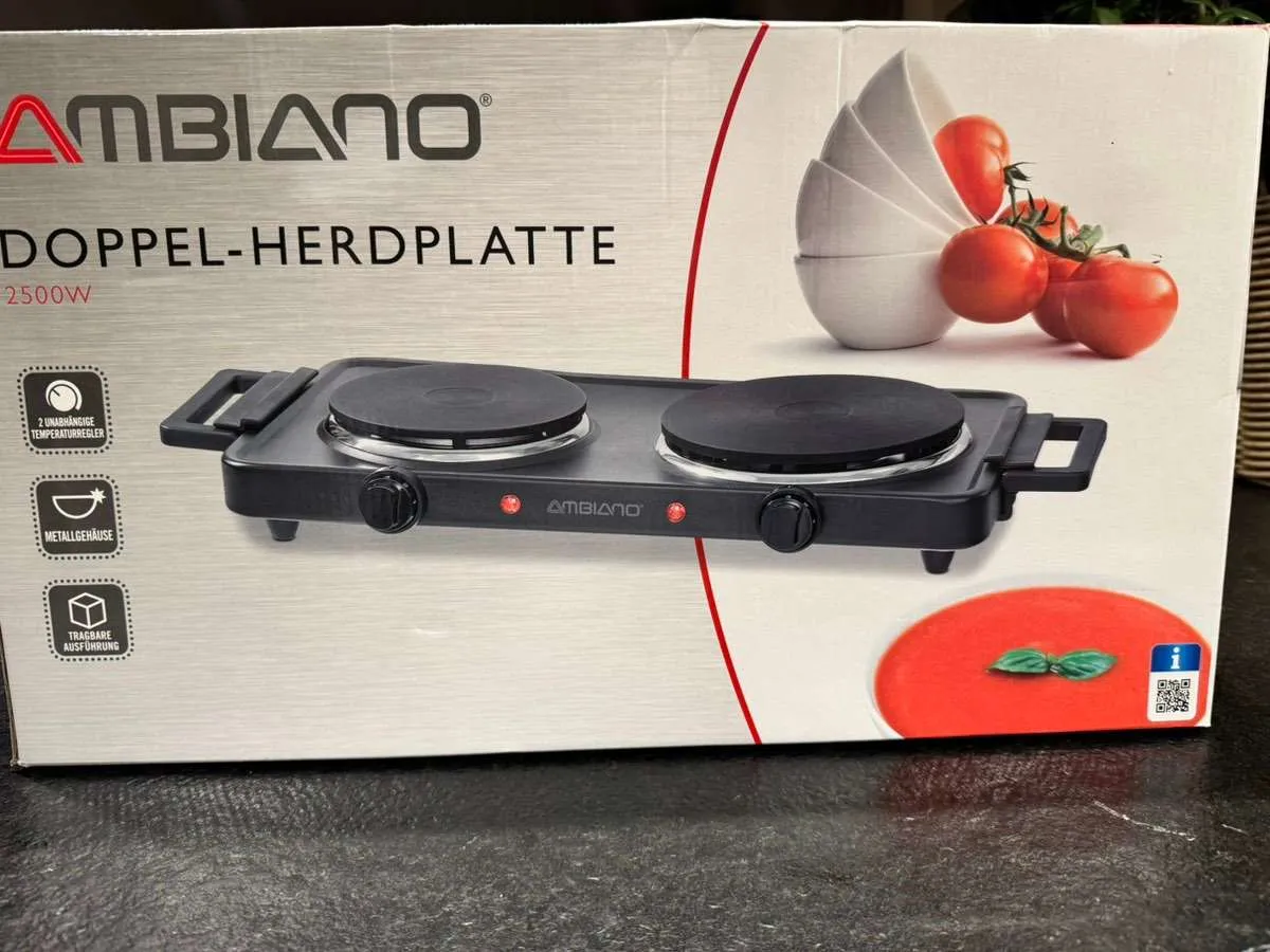 Ambiano Doppel-Herdplatte 2500 W (neu), € 20,- (1170 Wien)