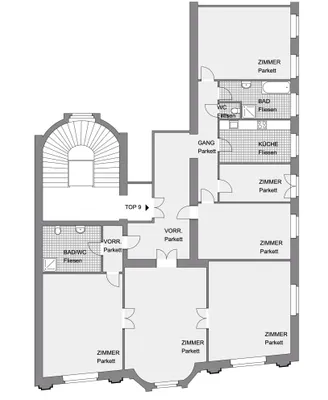 6-Zimmer-Wohnung mieten in Wien – 226,95 m², € 7.999 – Bild 14 von 15