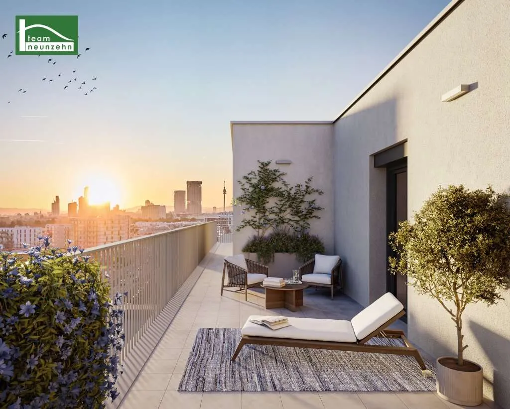 Für Anleger! Kaufpreis versteht sich netto + 20% USt. Traumhafte Dachgeschosswohnung mit Dachterrasse mit Gartenfläche! - JETZT ZUSCHLAGEN - Ansicht 2