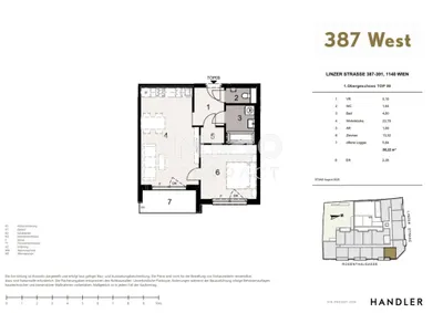 Immobilie kaufen in Wien – 50,38 m², € 300.100 – Bild 6 von 6
