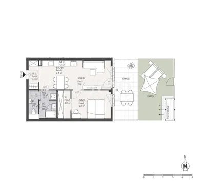 2-Zimmer-Wohnung kaufen in Wien – 50,49 m², € 379.000 – Bild 8 von 8