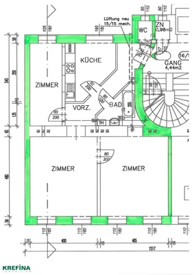 2-Zimmer-Wohnung mieten in Wien – 69,92 m², € 867 – Bild 2 von 2