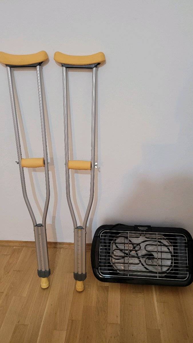 Achselstütze Krücke, Tefal elektrogrill