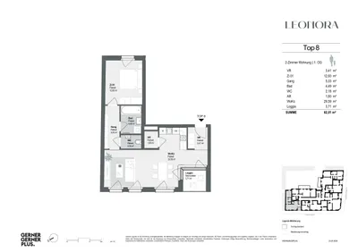 2-Zimmer-Wohnung kaufen in Wien – 59,1 m², € 439.000 – Bild 2 von 11