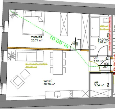 2-Zimmer-Wohnung mieten in Braunau am Inn – 60,67 m², € 750 – Bild 4 von 4