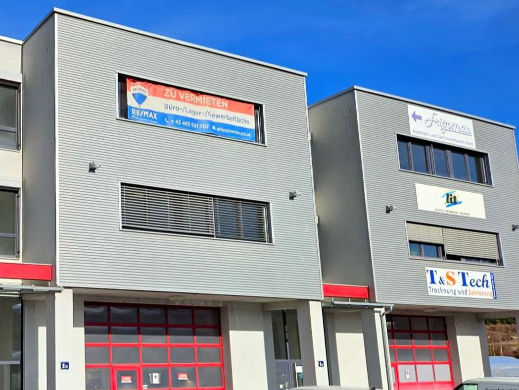 Moderne Gewerbefläche in Top-Lage - direkt an der B100 zu vermieten! - Ansicht 2