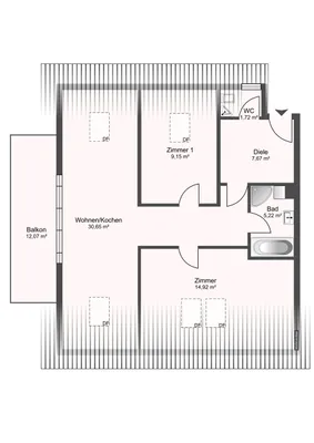 3-Zimmer-Wohnung kaufen in Salzburg-Umgebung – 69,8 m², € 379.000 – Bild 15 von 16