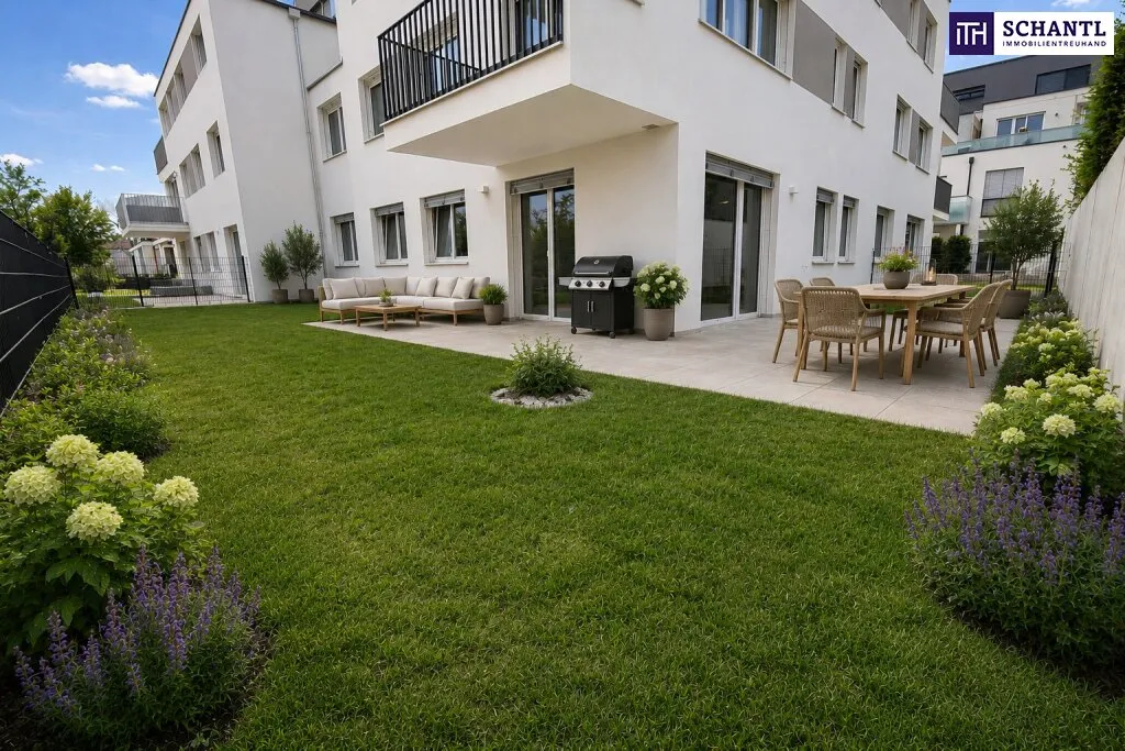 Bezugsfertig. Bestens angebunden. Erholsam ruhig. Großzügige 4-Zimmer Gartenwohnung mit privatem Gartenparadies und Top-Infrastruktur! – pohled 2
