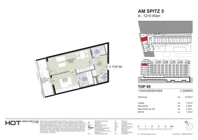 2-Zimmer-Wohnung kaufen in Wien – 43,62 m², € 345.100 – Bild 6 von 6