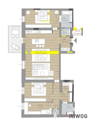 4-Zimmer-Wohnung kaufen in Wien – 139,44 m², € 950.000 – Bild 13 von 13