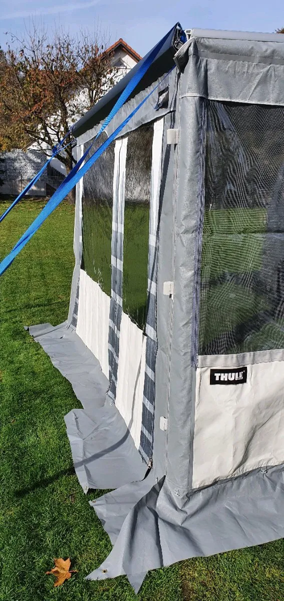 canvas motorcycle tent Nomad 5 Tobacco wide headroom Dauerelastische Spanngurte Größe:74/80 Glamping tent Luxury Safari
