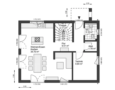 3-Zimmer-Haus kaufen in Wiener Neustadt – 122 m², € 498.501 – Bild 2 von 5