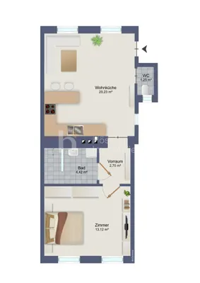 2-Zimmer-Wohnung kaufen in Wien – 41,72 m², € 239.000 – Bild 12 von 12