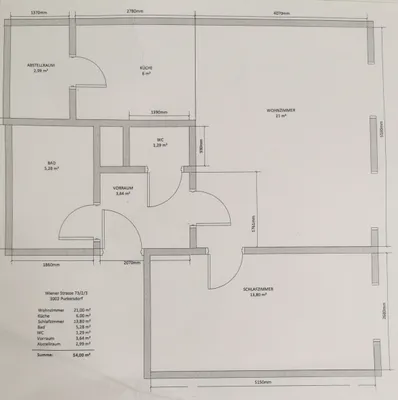 2-Zimmer-Wohnung mieten in Sankt Pölten Land – 54 m², € 920 – Bild 20 von 20