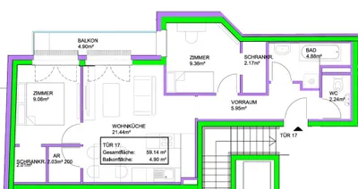 Wohnung kaufen in Wien – 59,13 m² – Bild 19 von 25
