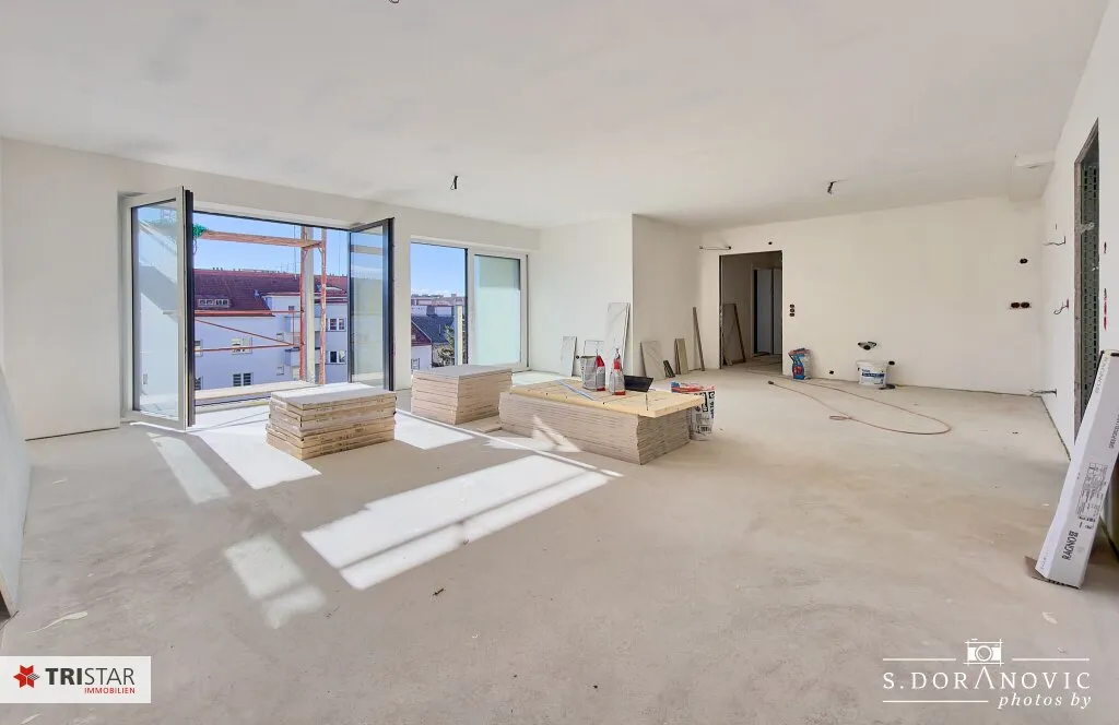 NEU! ++ NEUBAU ++ AUFSTOCKUNG ++ 1050 WIEN ++ ERSTBEZUG ++ HIMMELSRICHTUNG: SÜD-WEST ++ BARRIEREFREI ++ 8-PERSONEN-AUFZUG ++ - Ansicht 2