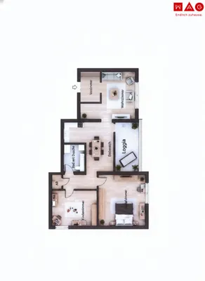 3-Zimmer-Wohnung mieten in Leoben – 72,52 m², € 697 – Bild 12 von 12