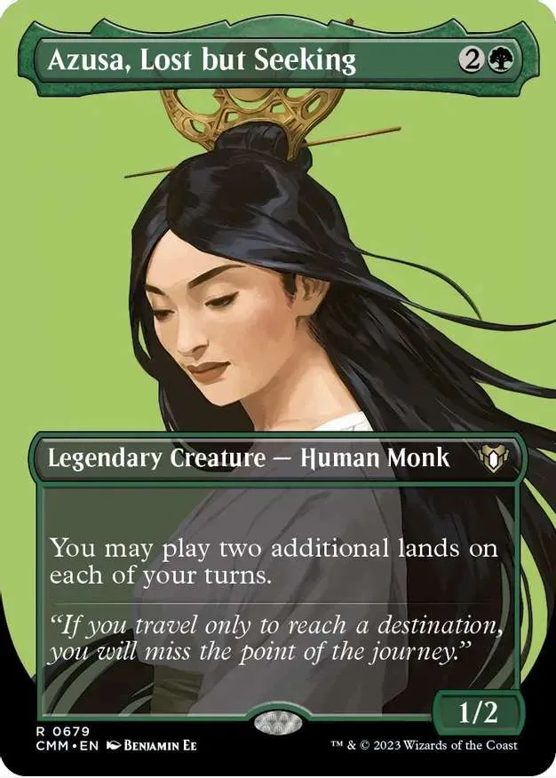 Azusa, Lost but Seeking - Magic the Gathering Commander Masters (foil)
