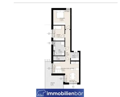 3-Zimmer-Wohnung mieten in Grieskirchen – 79,25 m², € 835 – Bild 3 von 9