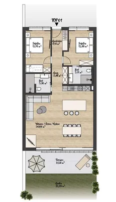 3-Zimmer-Wohnung kaufen in Imst – 97,57 m², € 594.000 – Bild 16 von 17