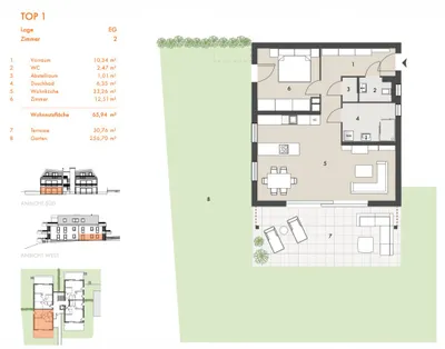 2-Zimmer-Wohnung kaufen in Villach Land – 65,94 m², € 524.000 – Bild 9 von 9