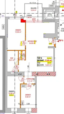 4-Zimmer-Wohnung kaufen in Wien – 77,83 m², € 569.000 – Bild 13 von 13