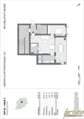 2-Zimmer-Wohnung kaufen in Spittal an der Drau – 49,98 m², € 349.000 – Bild 9 von 9