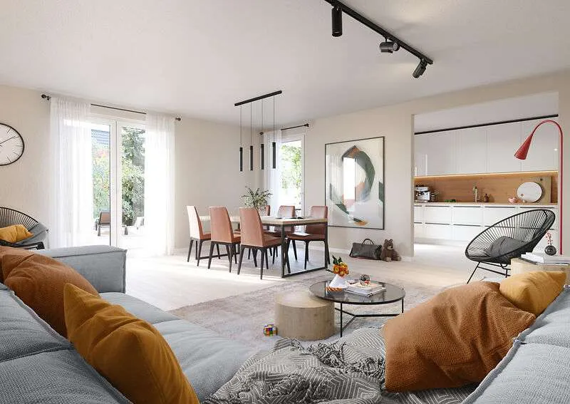 KURZ VOR BAUBEGINN!!! Moderner Bungalow mit Grundstück in Hohenruppersdorf – pohled 3