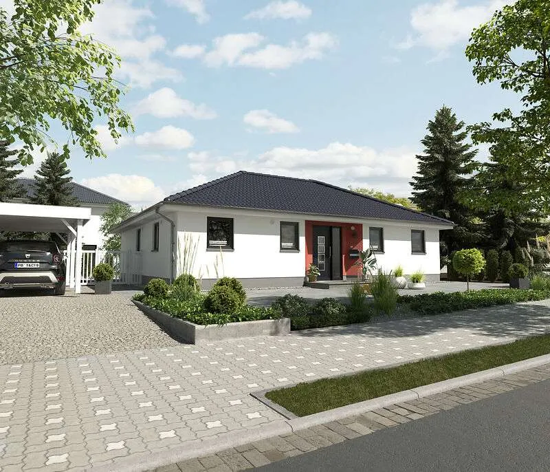 KURZ VOR BAUBEGINN!!! Moderner Bungalow mit Grundstück in Hohenruppersdorf – pohled 2